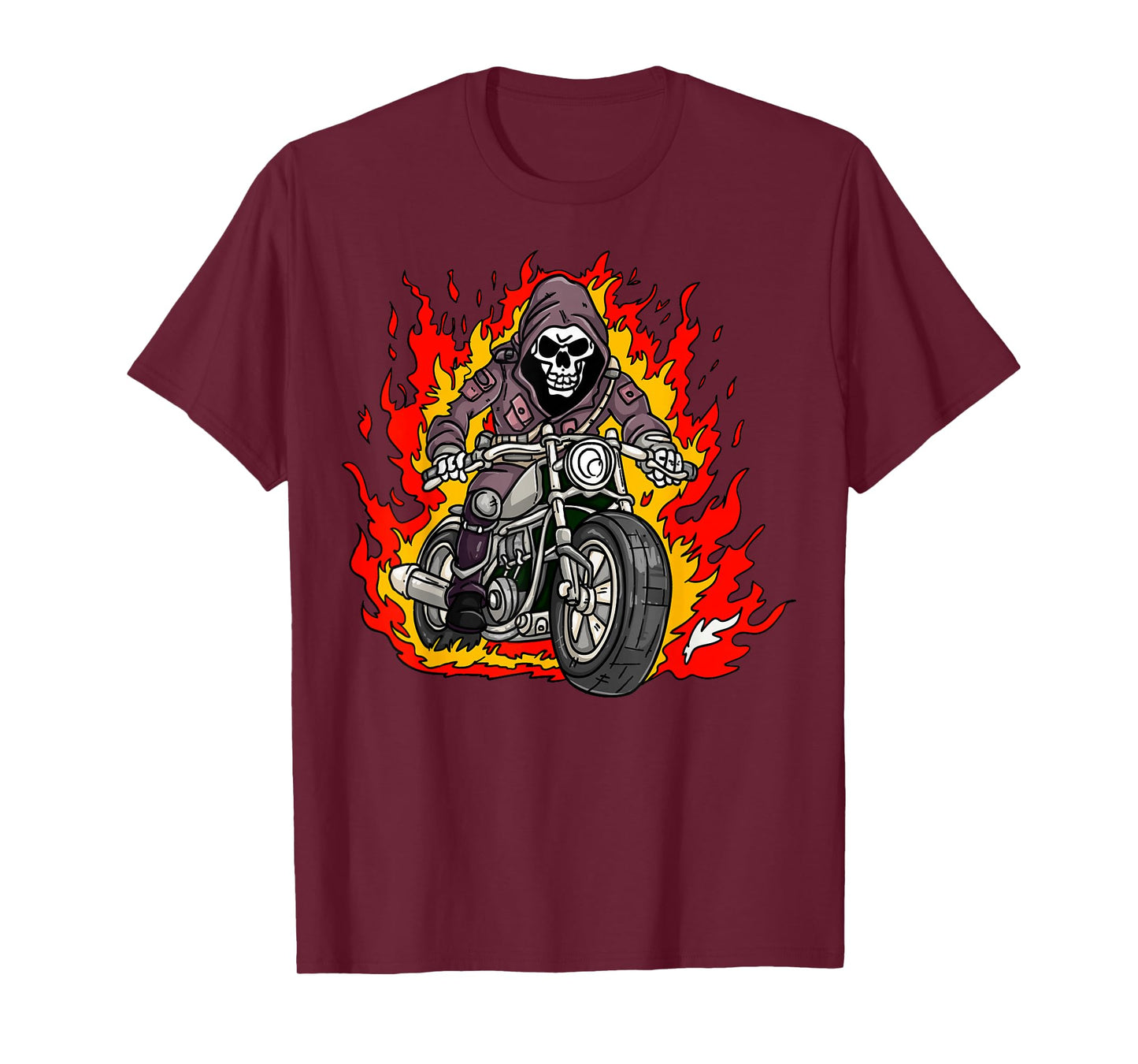Motorcyclist Skeleton T-Shirt