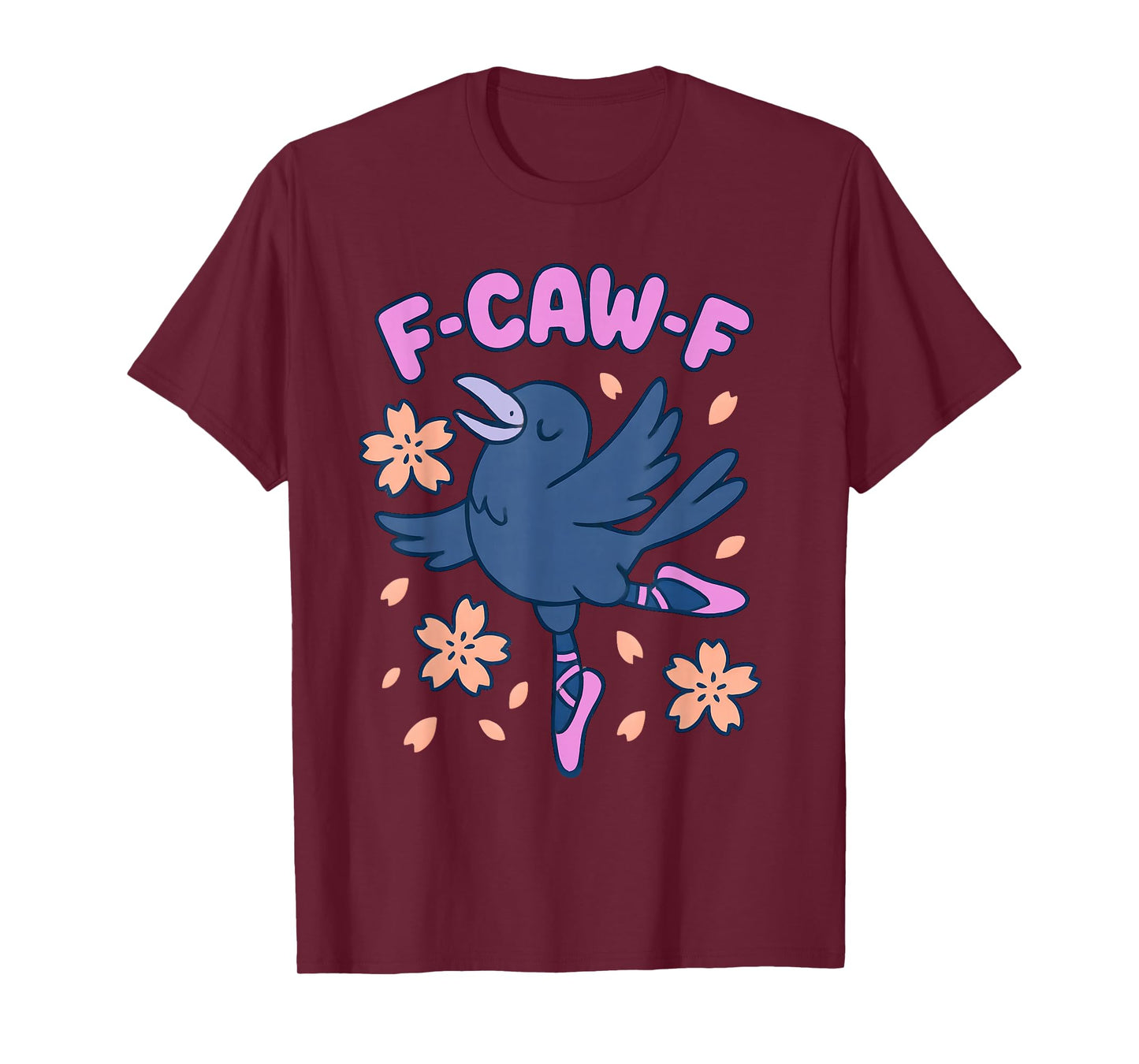 F Caw F Women Crow F-Caw-F Black Bird FcawF Raven T-Shirt
