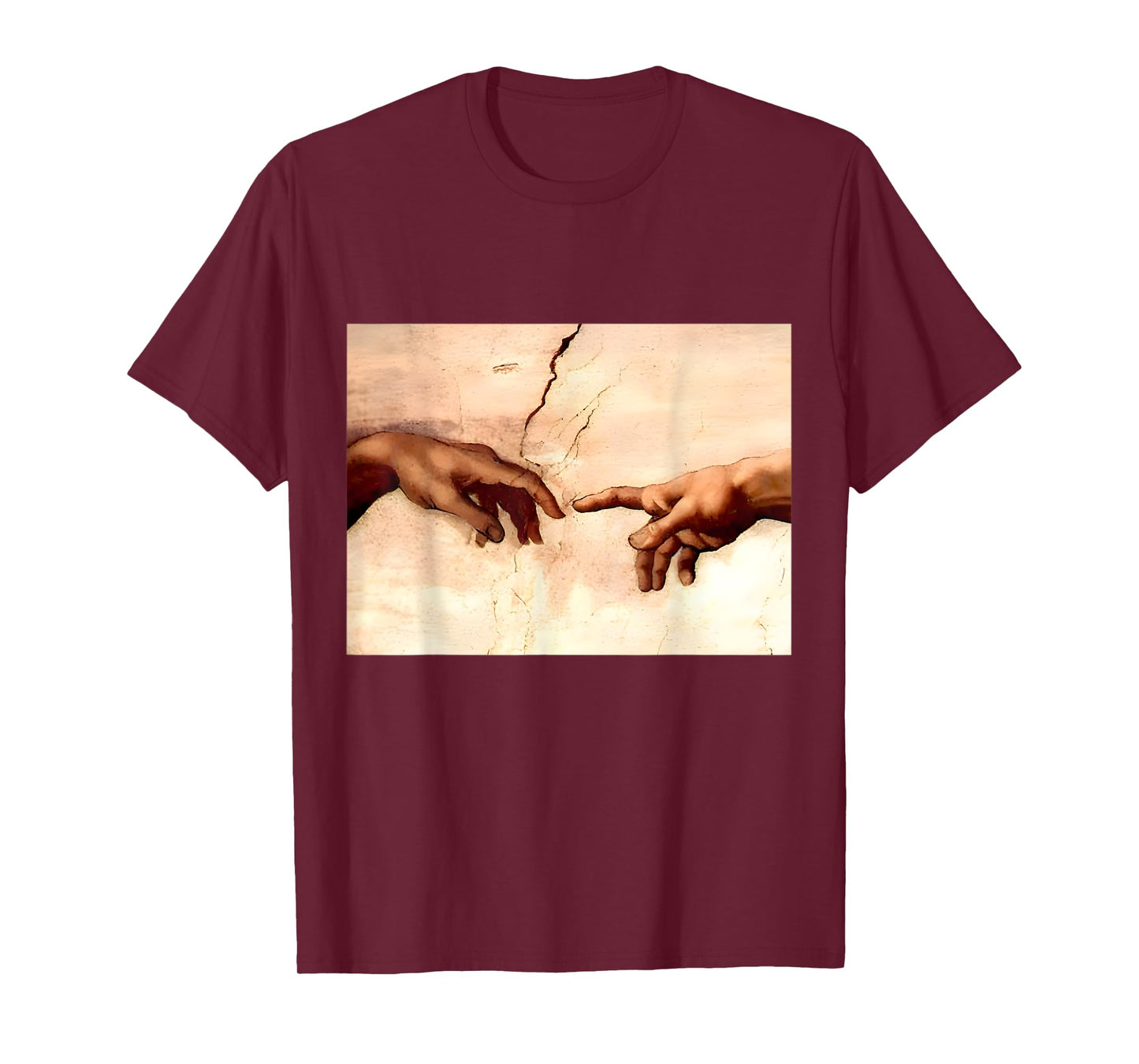 The Creation Of Adam | Michelangelo Artwork Vintage T-Shirt