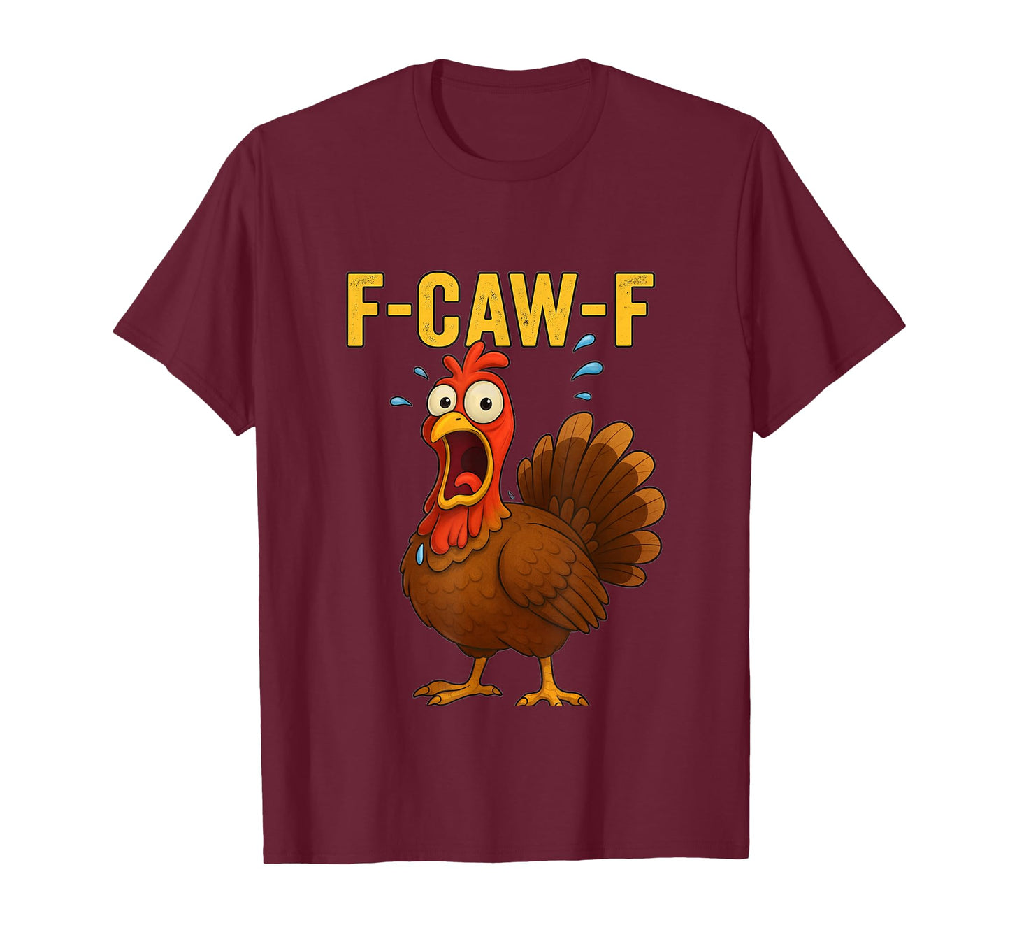 F -Caw - F Cartoon Tee-T Shirt T-Shirt