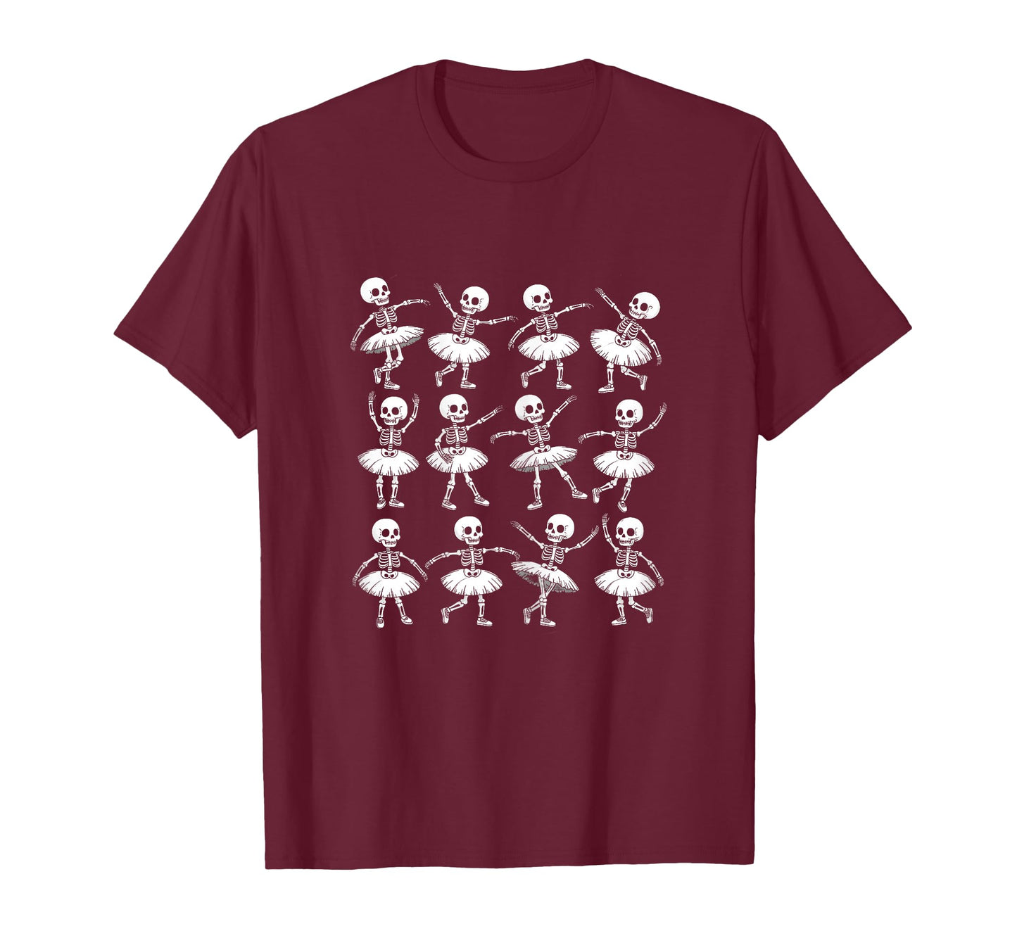 Skeleton Ballerinas Dance Ballet Skeleton Halloween Costume T-Shirt
