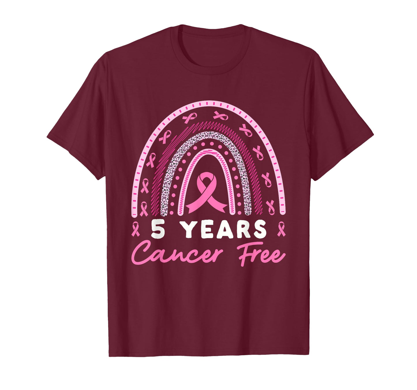 5 Years Breast Cancer Free Survivor Women T-Shirt