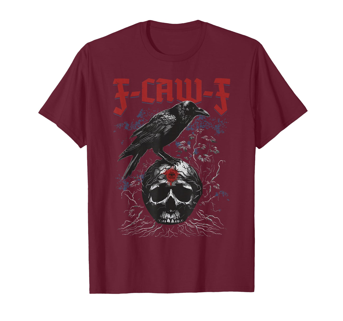 F-Caw-F Funny Halloween Crow Raven Gothic Humor T-Shirt