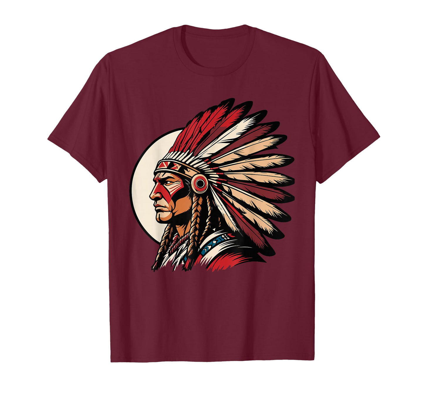 Native American Headdress Amerindian T-Shirt