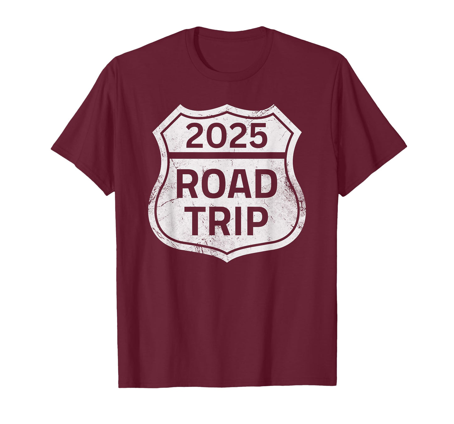 Road Trip 2025 Sign Family Matching Group Vacation Camping T-Shirt