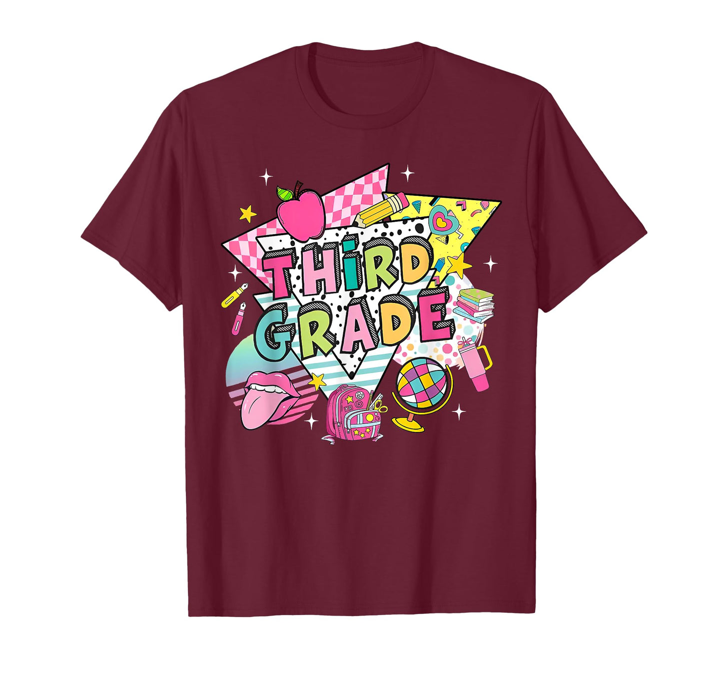 Third Grade Teacher Student Back To School Happy First Day T-Shirt