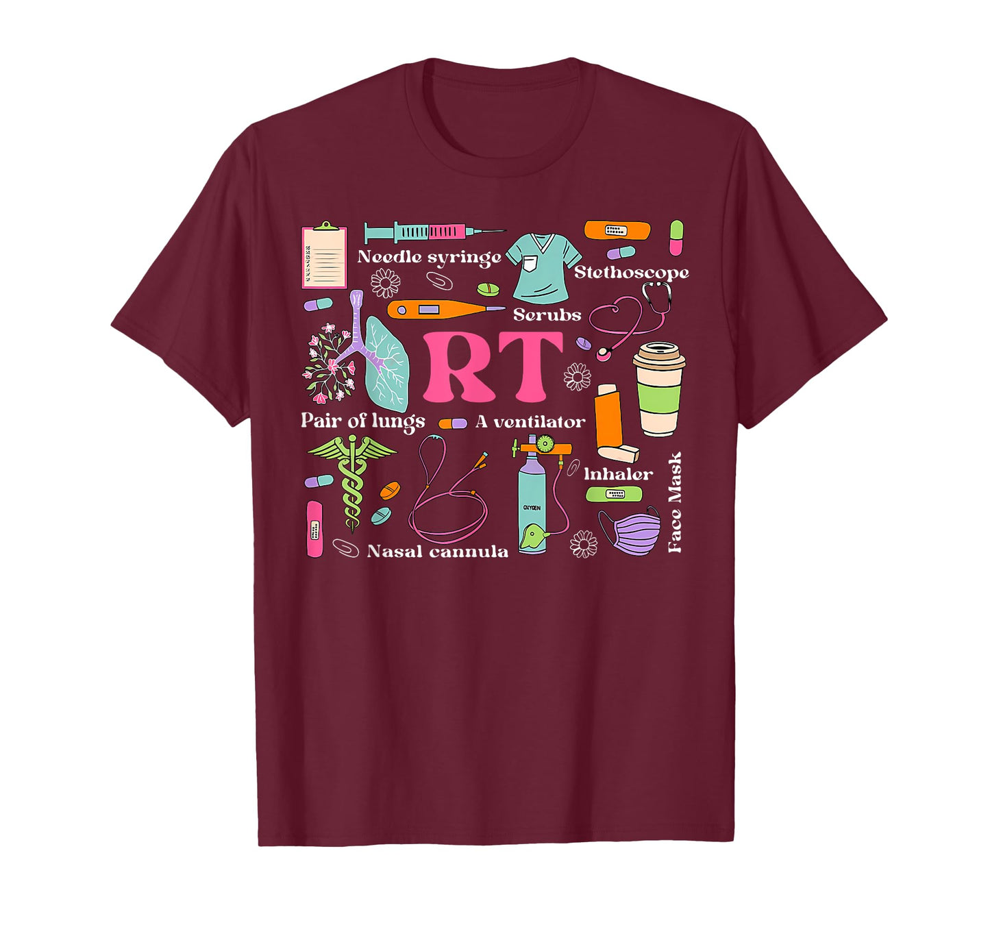 Respiratory Therapist Funny RT Care Respiratory Therapy T-Shirt