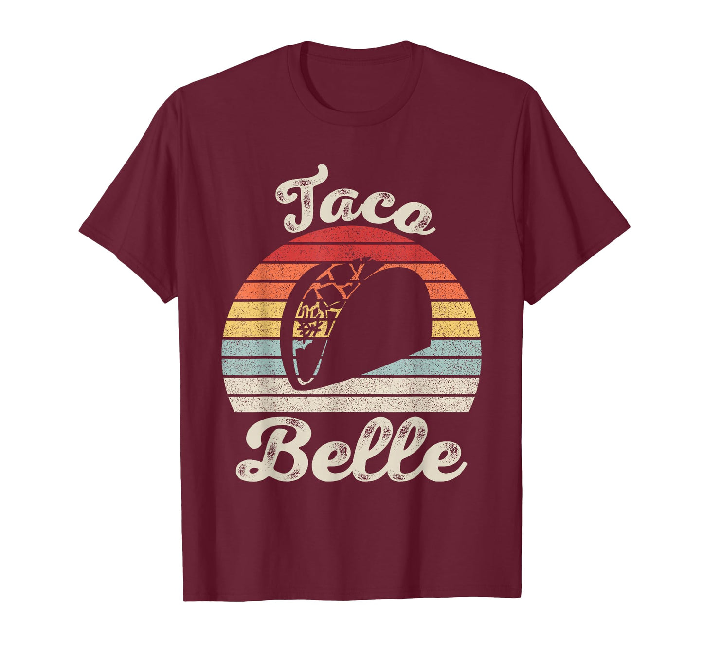 Vintage Retro Taco Belle Shirt For Women Men Funny Taco T-Shirt