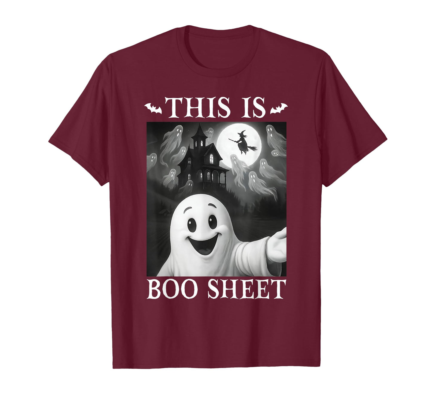 This is Boo Sheet Boo Ghost Halloween Men Women Kids T-Shirt
