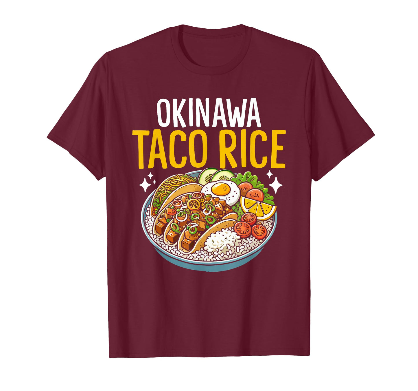 Okinawa Taco Rice Funny Japanese Okinawan Asian Food Lovers T-Shirt