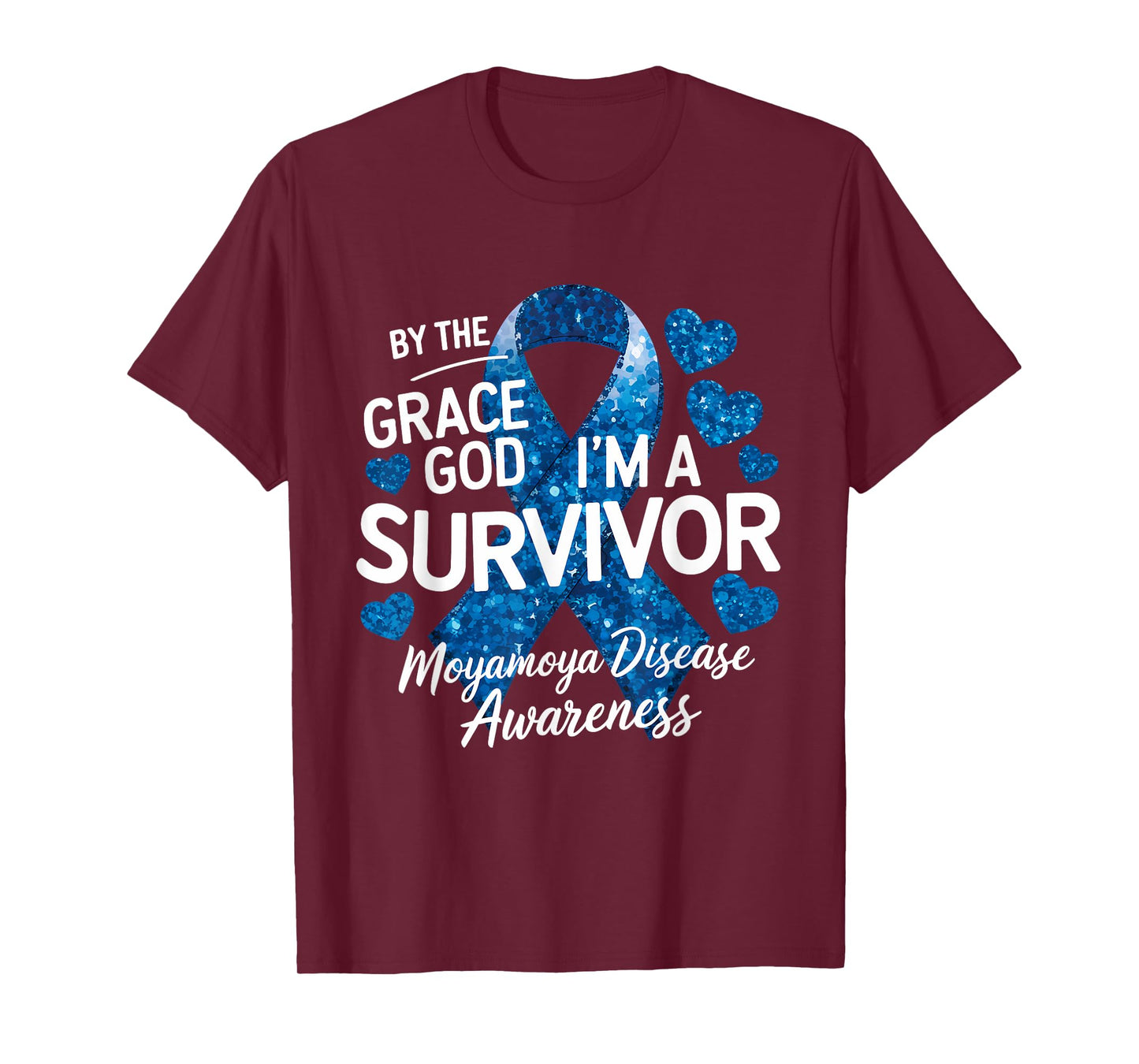 I'm A Survivor Blue Ribbon Moyamoya Disease Awareness T-Shirt