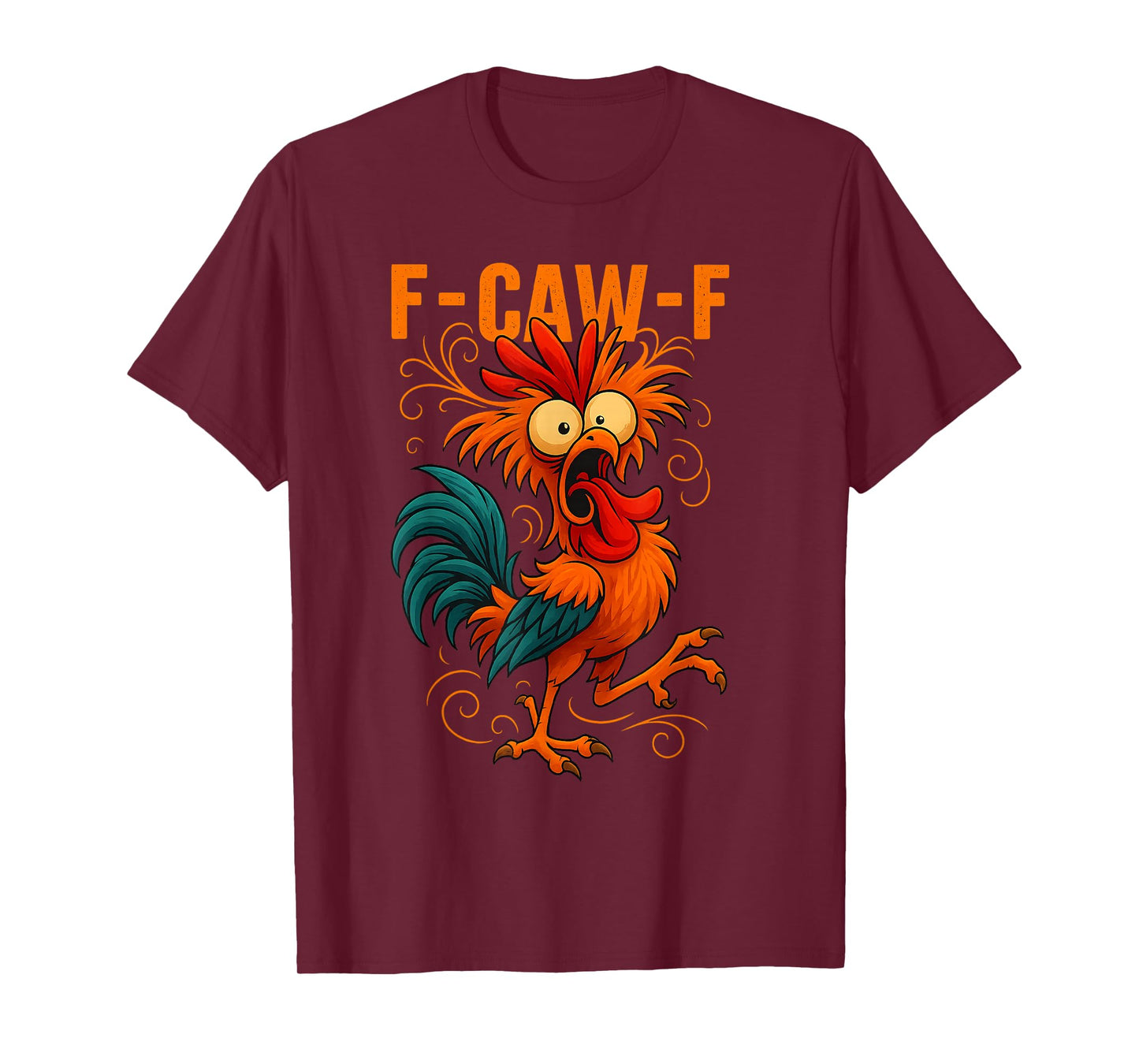 F-Caw-F, Fcaw F, Funny Gothic Raven Art,F Awk Off T-Shirt