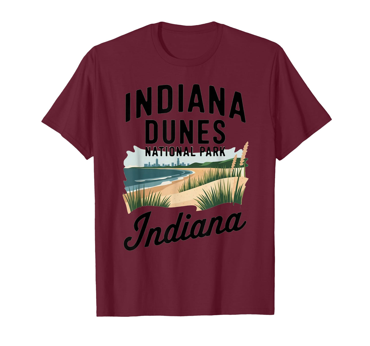 Indiana Dunes National Park Scenic Beach T-Shirt