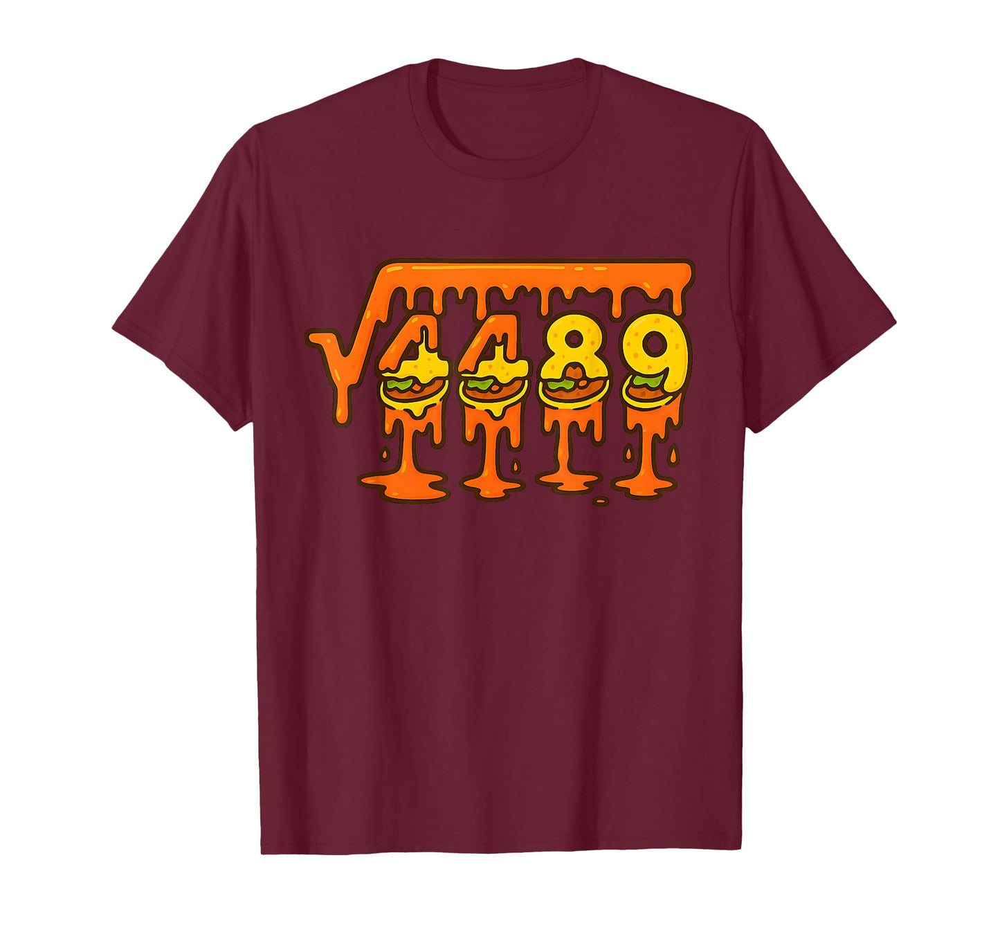 67 Meme drip Taco Squad Square Root 4489 Slang Math Teacher T-Shirt