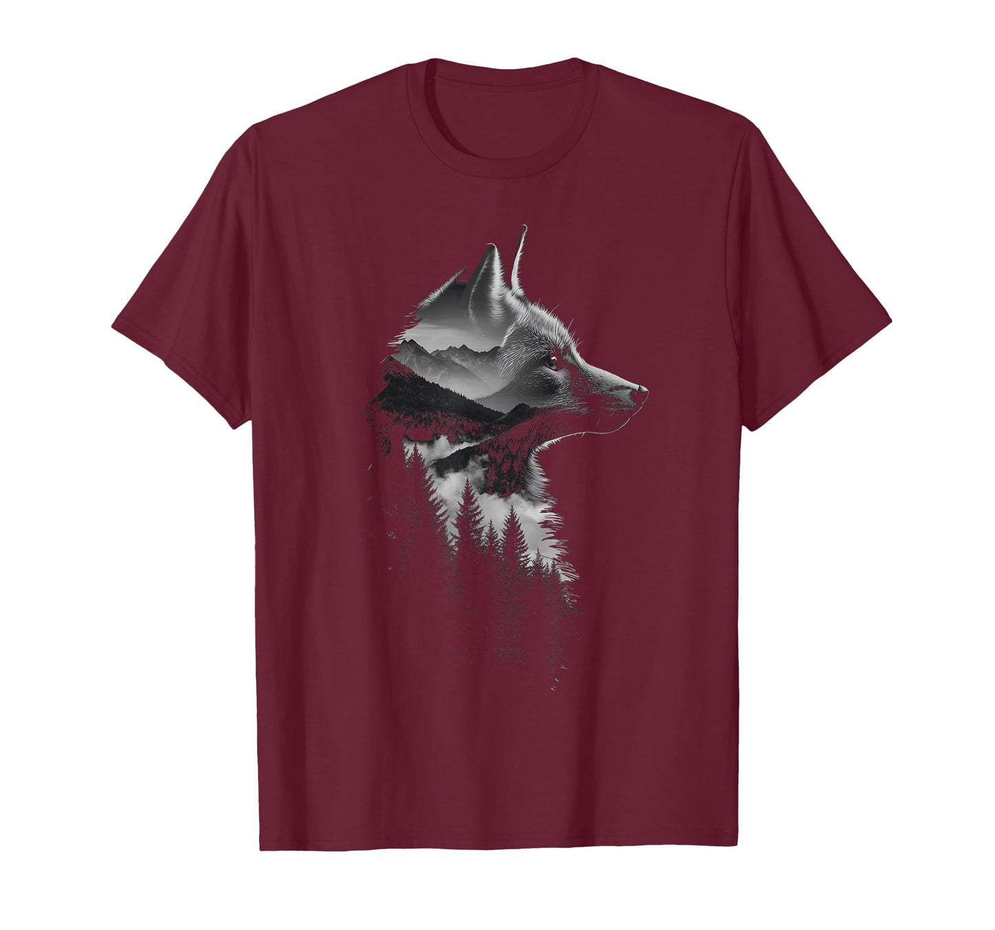 Fox Nature Lover Forest Mountains Animal Fox Lover T-Shirt