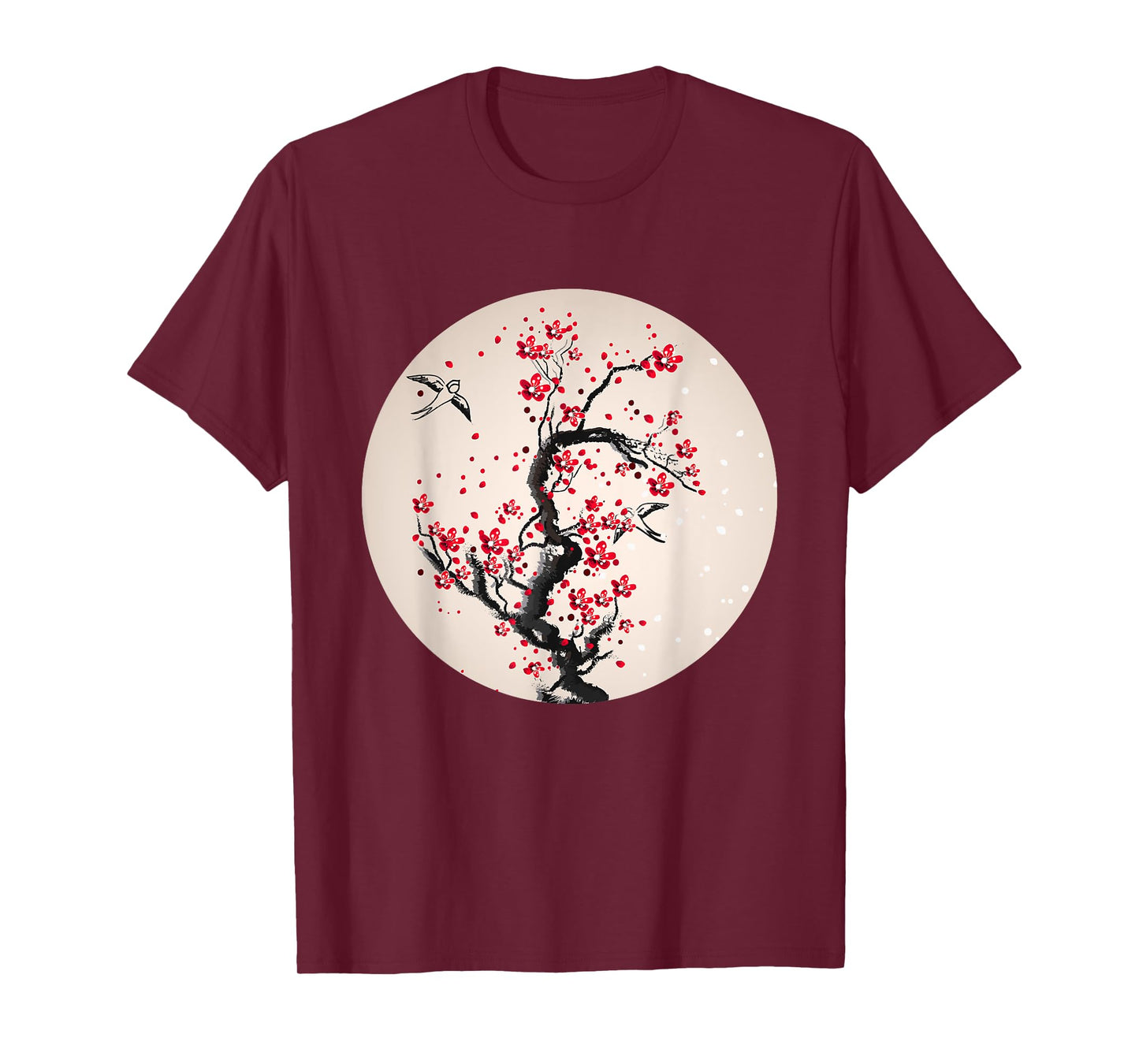 Watercolor Cherry Blossom Tree Tshirt T-Shirt