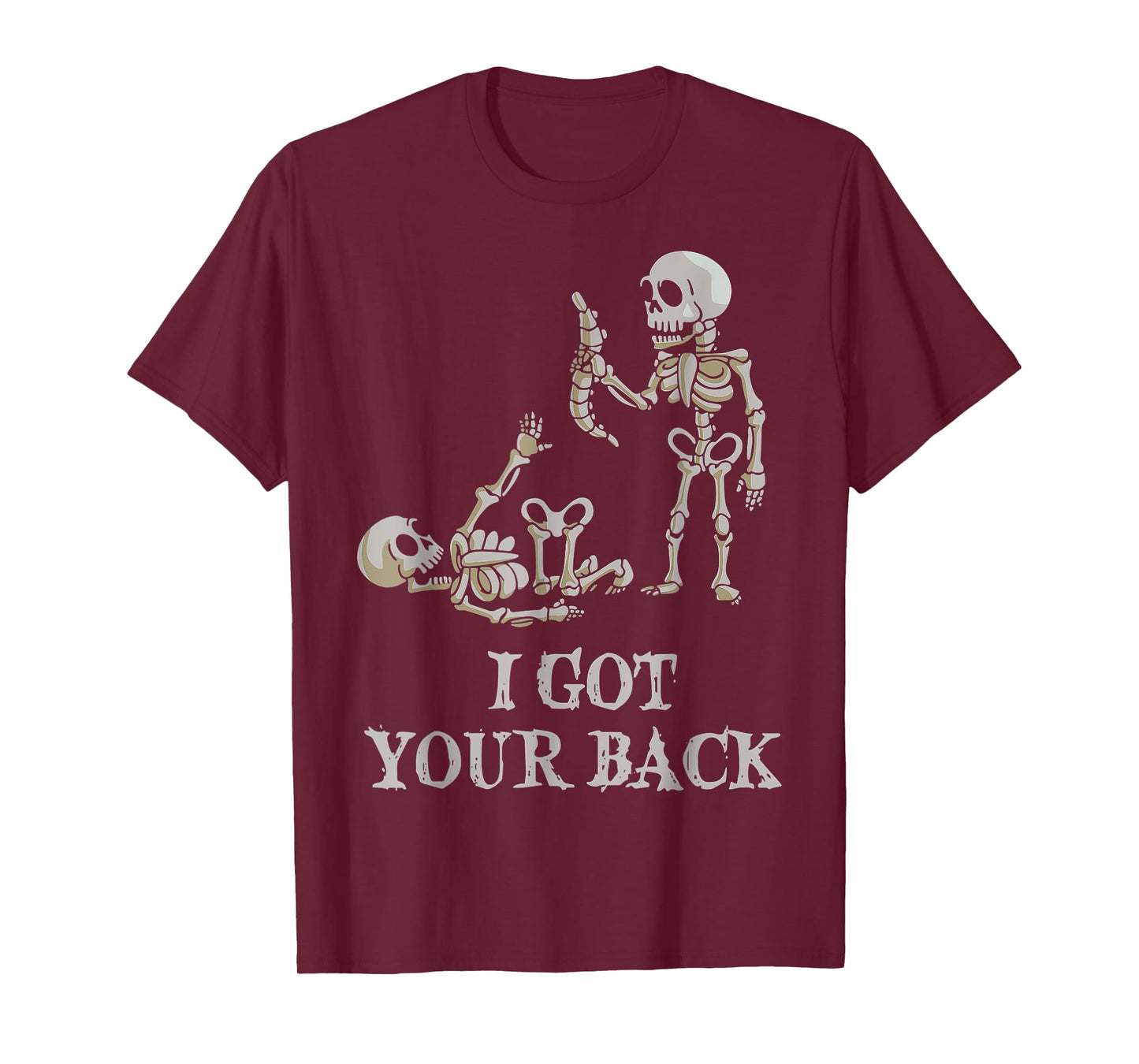 I Got Your Back Halloween Skeleton T-Shirt
