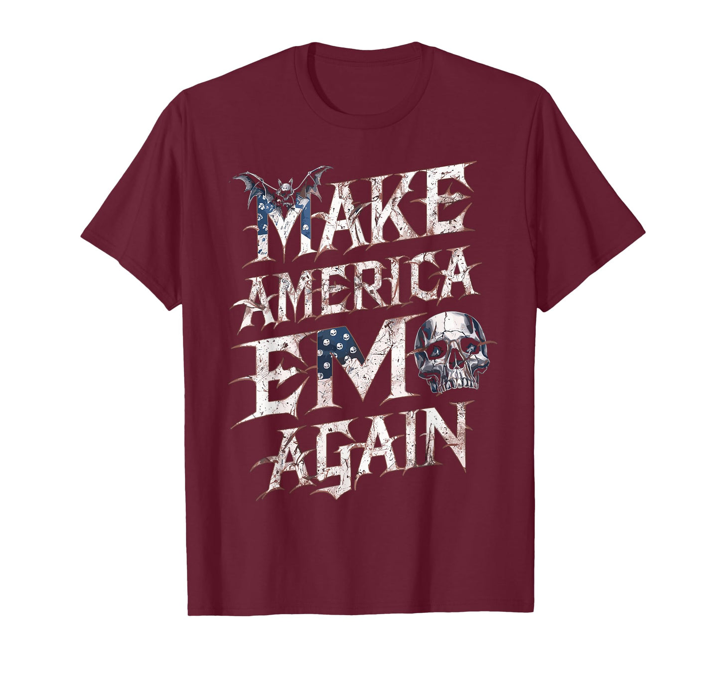 Make America Emo Again Funny T-Shirt