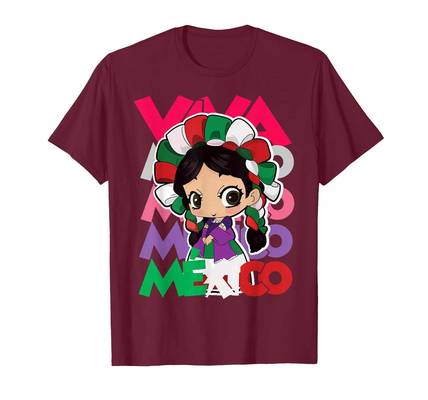 Hispanic Heritage MonthLatina Poderosa Womens Mexican T-Shirt