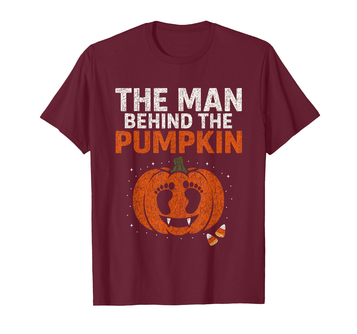Pregnancy Announcement Dad Pumpkin Halloween Costume Funny T-Shirt