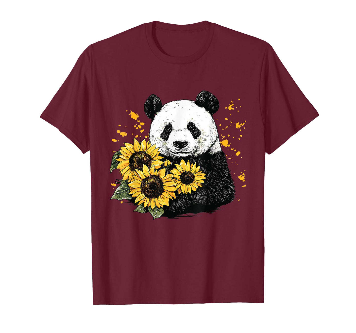 Panda bear with sunflowers, Panda Bear T-Shirt