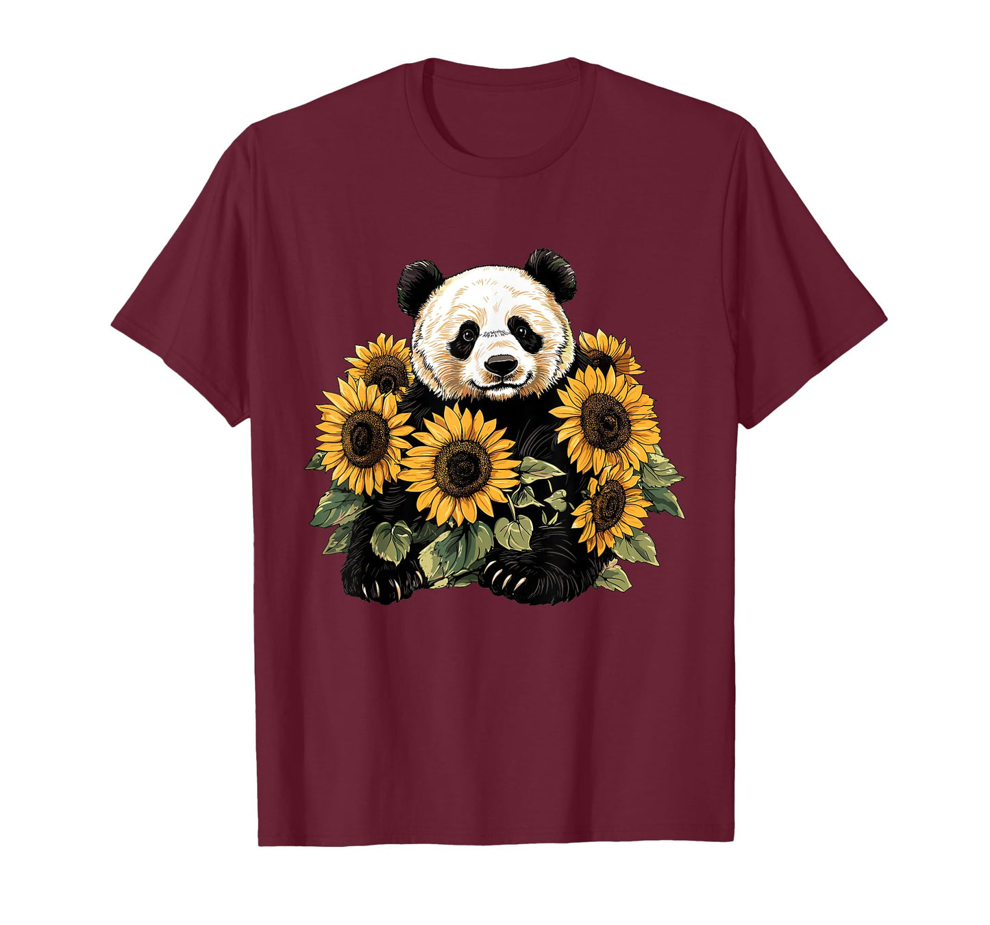 Panda bear with sunflowers, Panda Bear T-Shirt