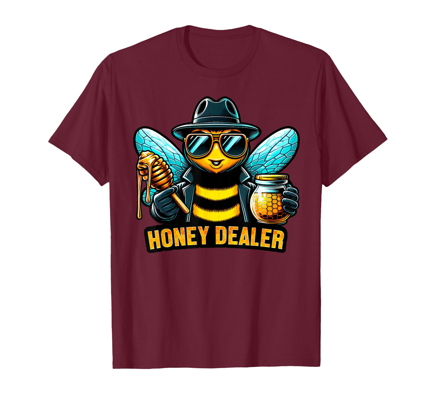 Honey Dealer Beekeeper Honeycomb Beekeeping Queen Bees T-Shirt