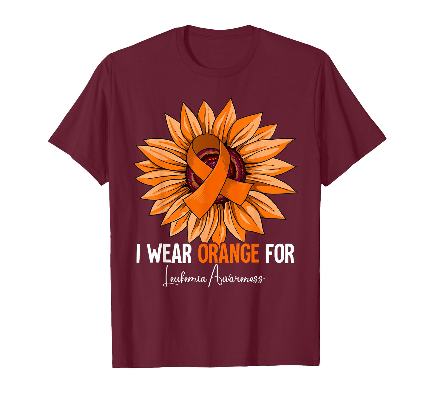 I Wear Orange For Leukemia Awareness T-Shirt