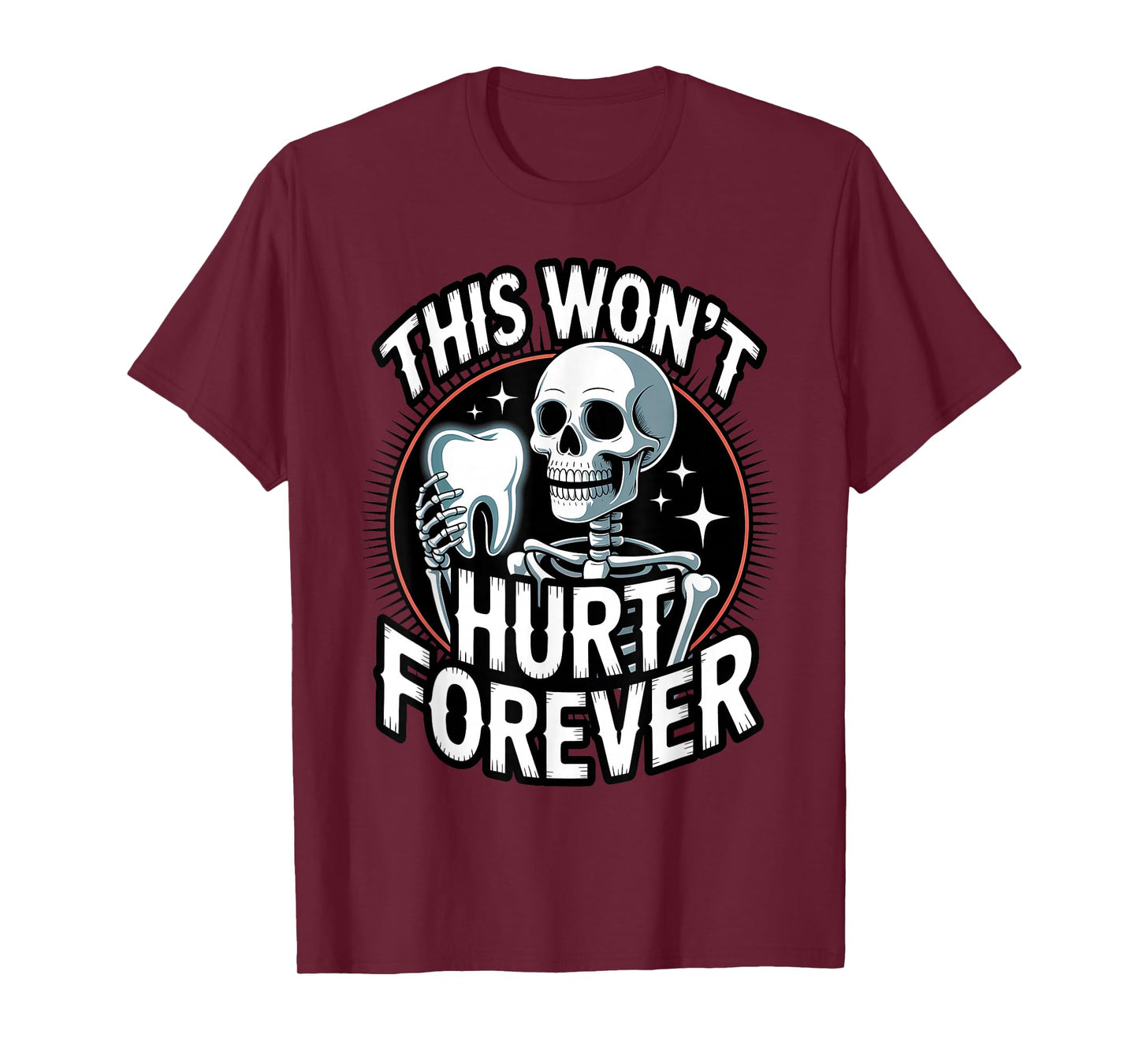Skeleton Dentist Halloween Funny Spooky Dental T-Shirt