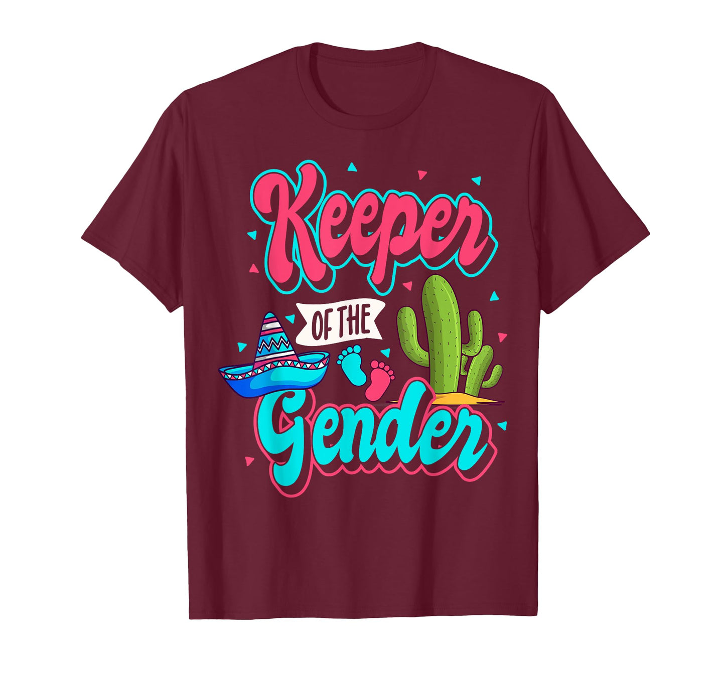 Mexican Gender Reveal Cinco de Mayo Baby Shower Party Fiesta T-Shirt