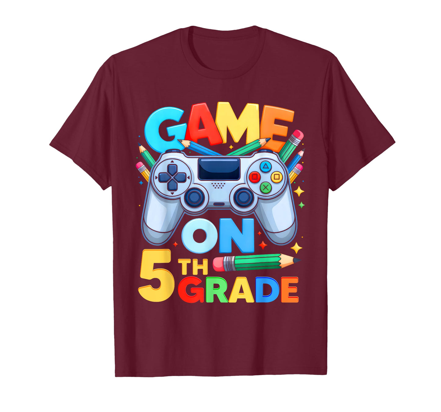 Game On 5th Grade Boys Kids Team Fifth Grade Back To School T-Shirt