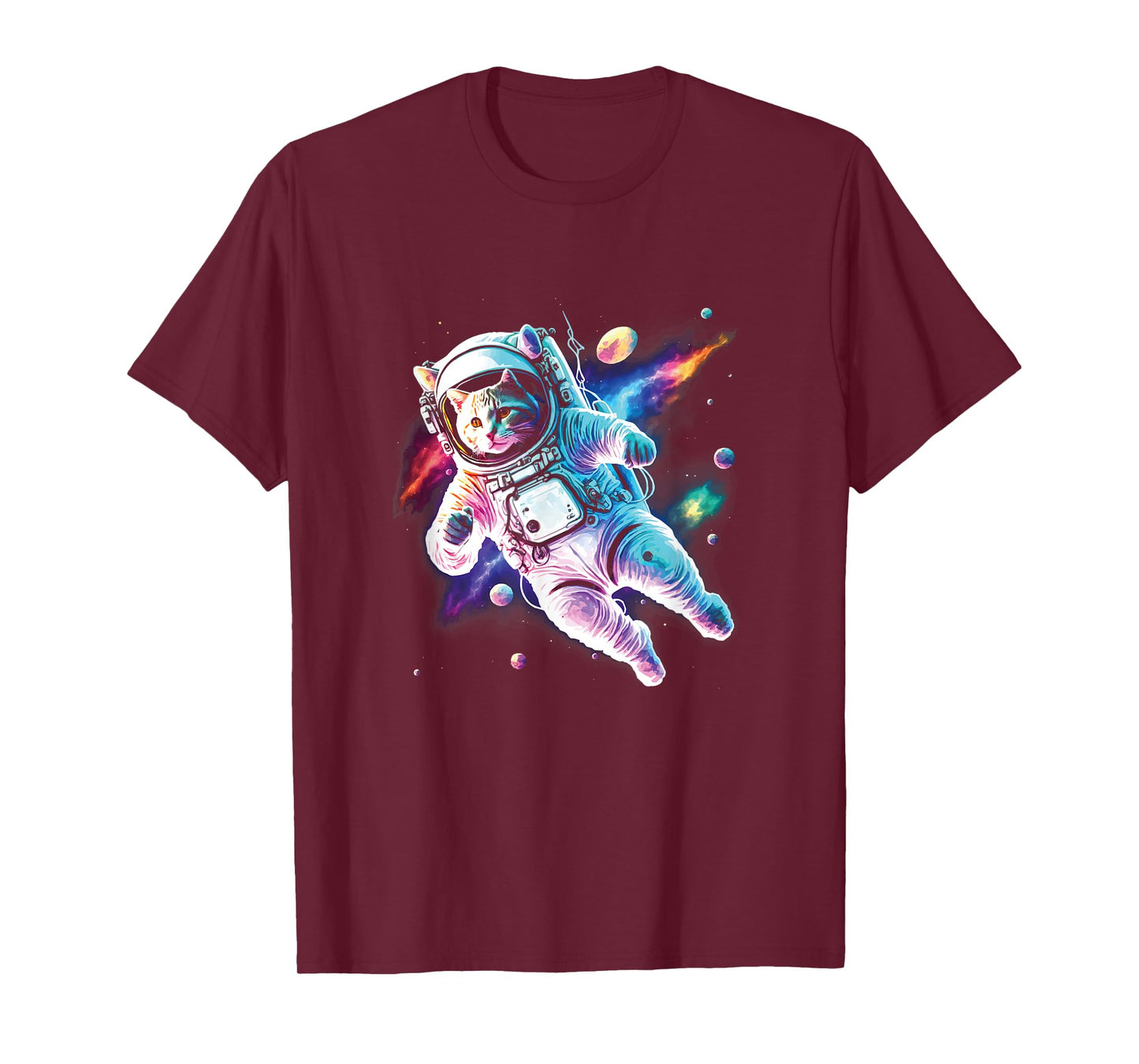 Cosmic Space Cat Astronaut Catstronaut / Cat lovers Graphic T-Shirt