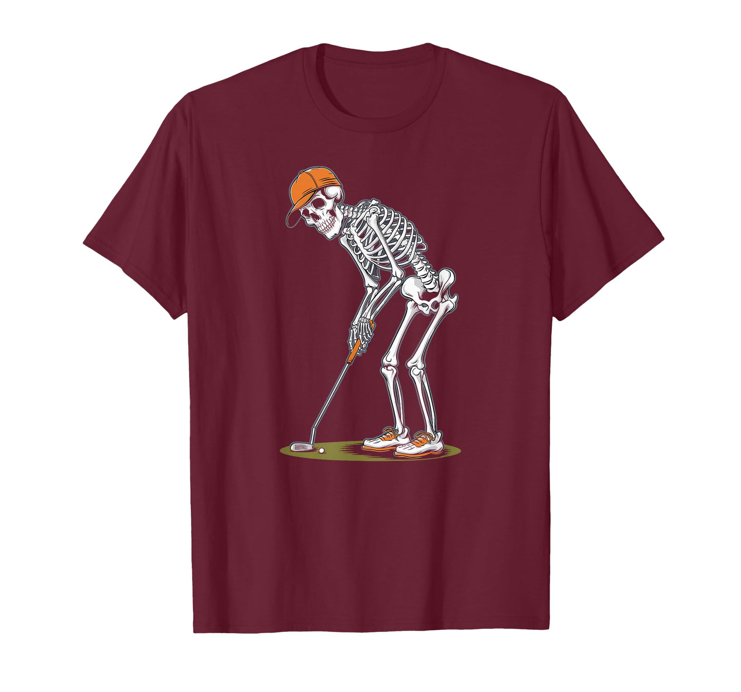 Funny Skeleton Golfer Design for Retired Golf Lovers T-Shirt