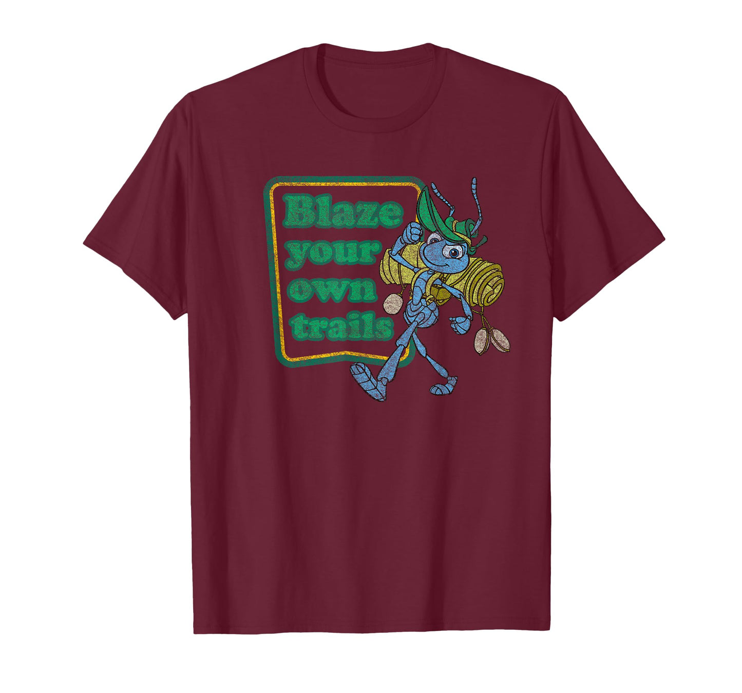 Disney PIXAR A Bug's Life Flik Blaze Your Own Trails T-Shirt