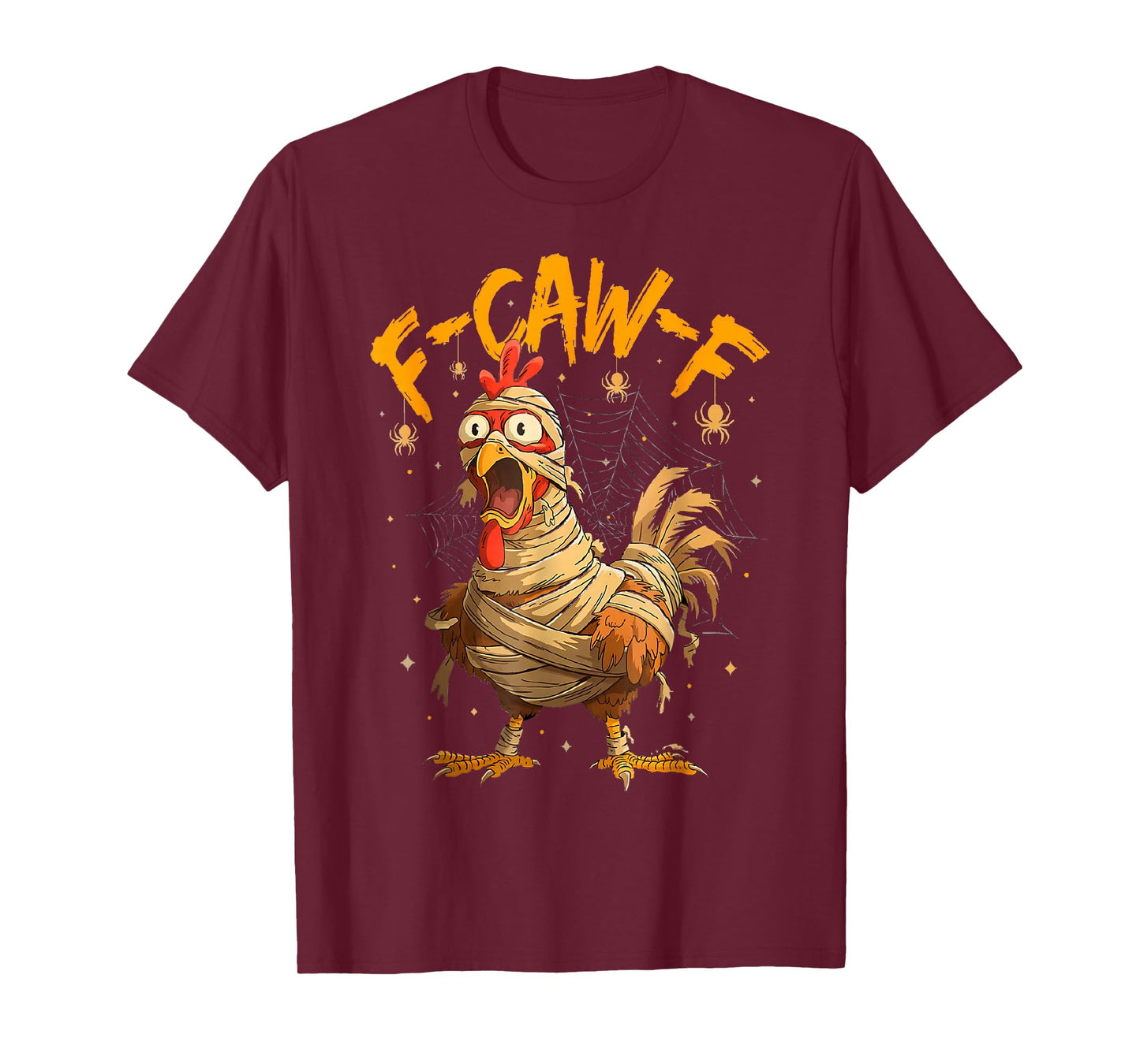 F-Caw-F Shirt Black Crow Chicken Funny Chicken Halloween T-Shirt