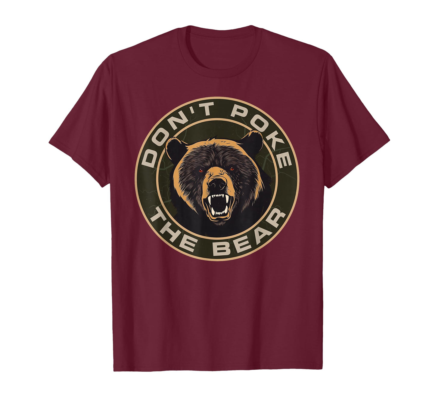 Don’t Poke The Bear Warning Funny Grizzly Spirit Animal T-Shirt