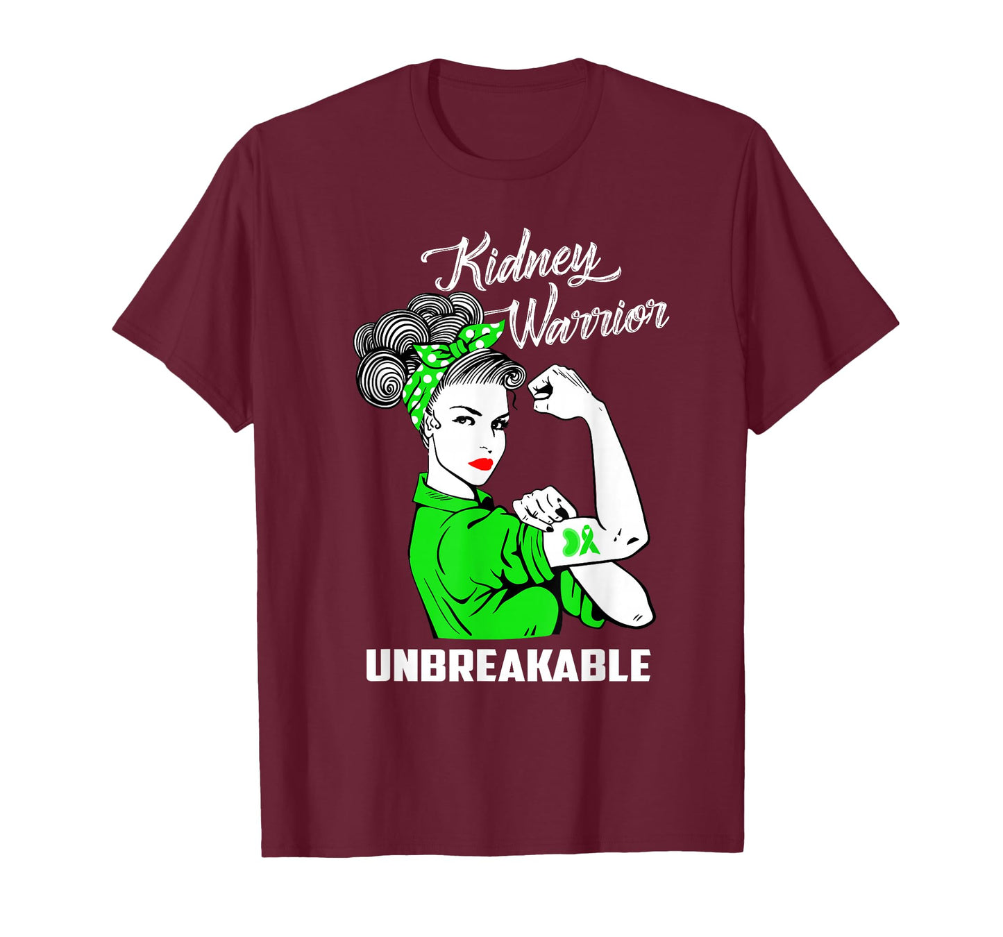 Kidney Warrior Unbreakable T-Shirt Kidney Awareness Gift T-Shirt