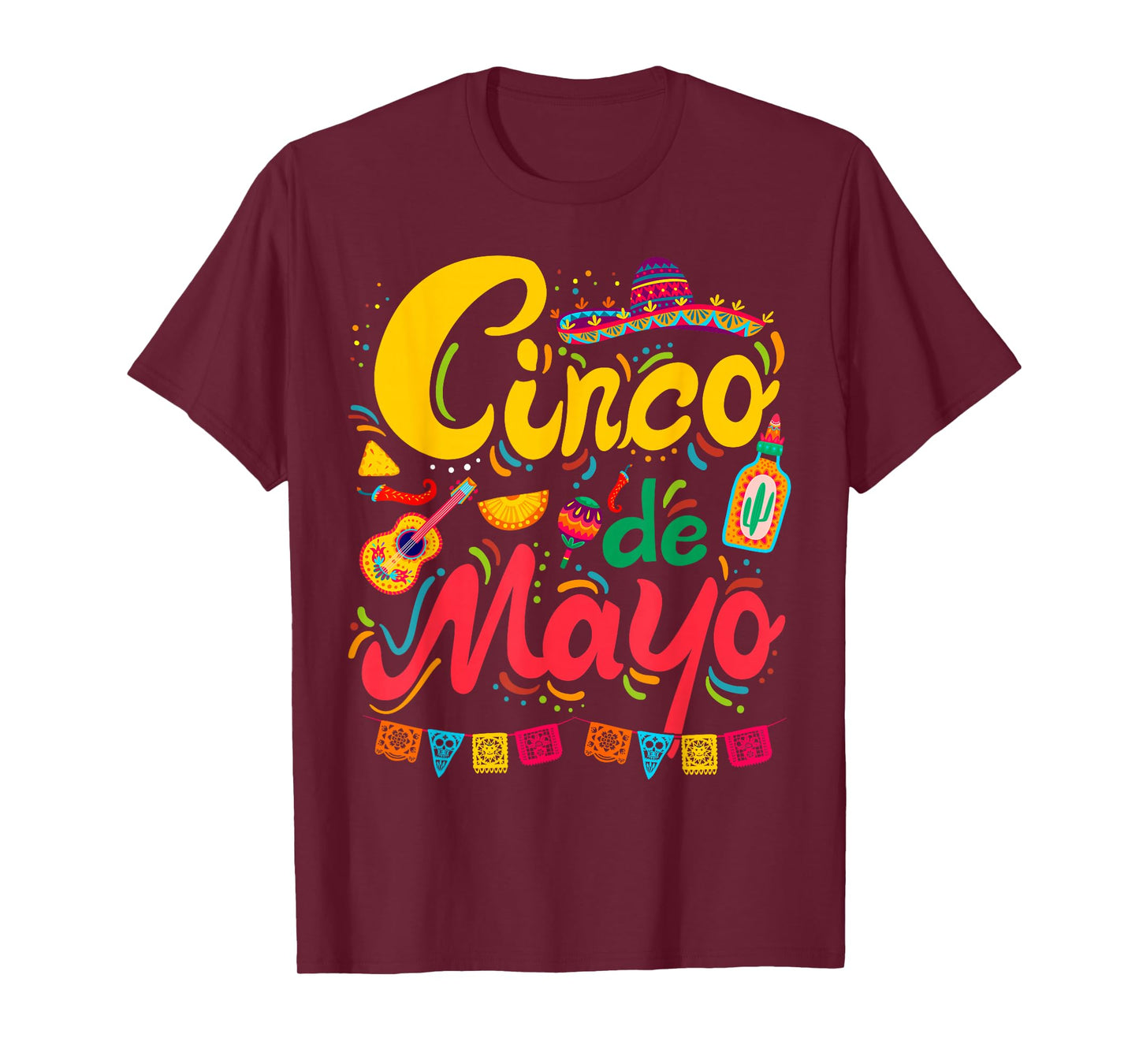 Cinco De Mayo Mexican Taco Funny 5 De Mayo Lets Fiesta Party T-Shirt