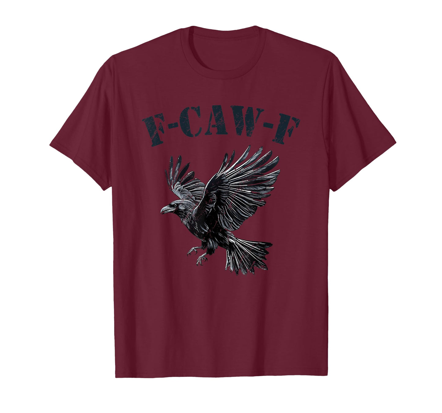 F-Caw-F Adult Humor Funny Crow Black Bird Halloween T-Shirt