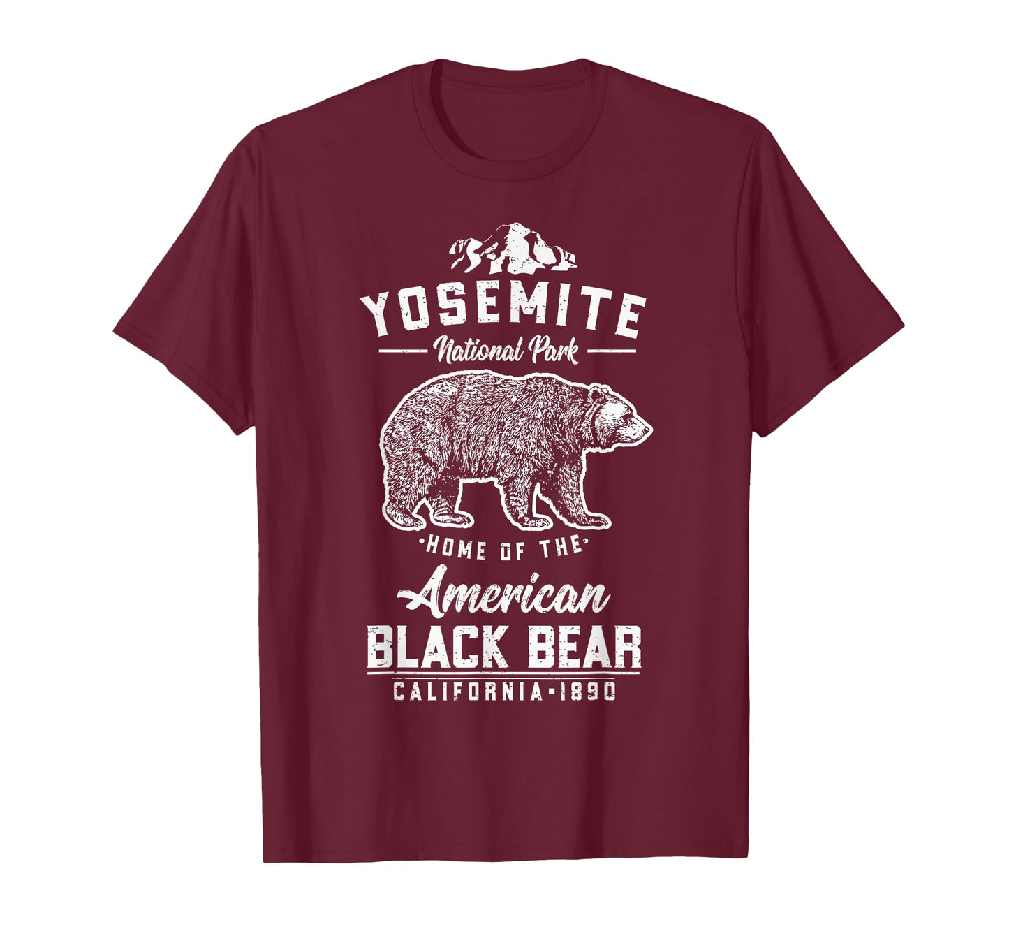 Yosemite California National Park American Black Bear T-Shirt