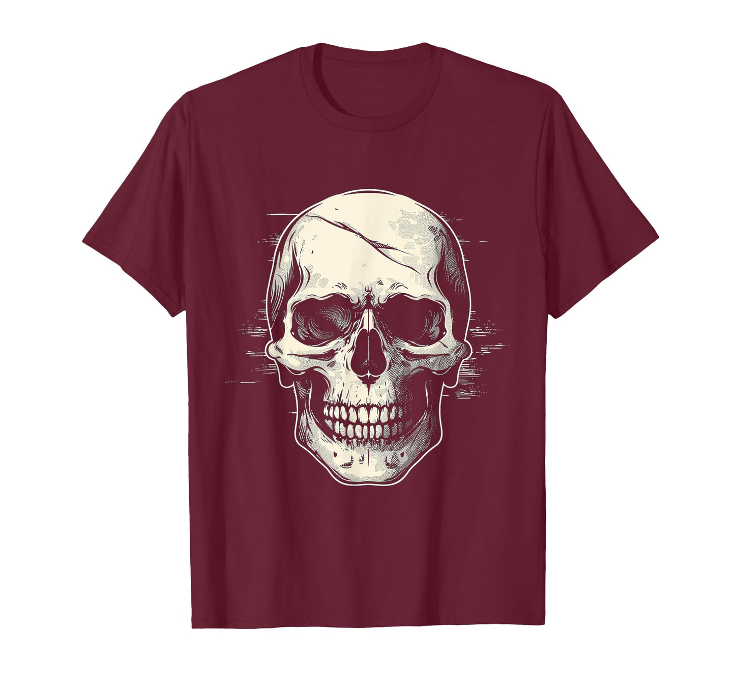 Skull Costume Halloween Spooky Art Skull T-Shirt