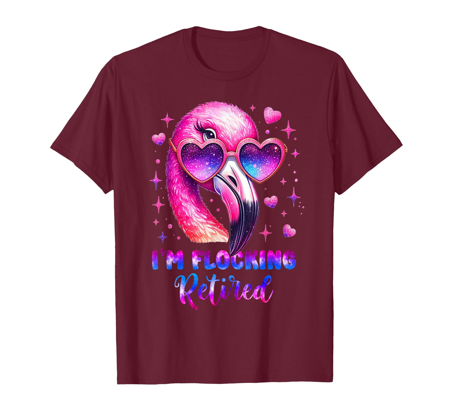 I'm Flocking Retired Flamingo Lover Funny Retirement Party T-Shirt