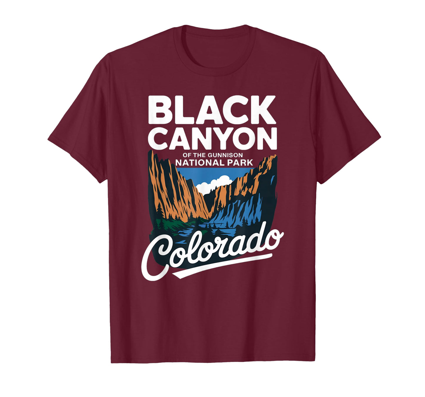 Colorado Gunnison Black Canyon National Park Scenic T-Shirt