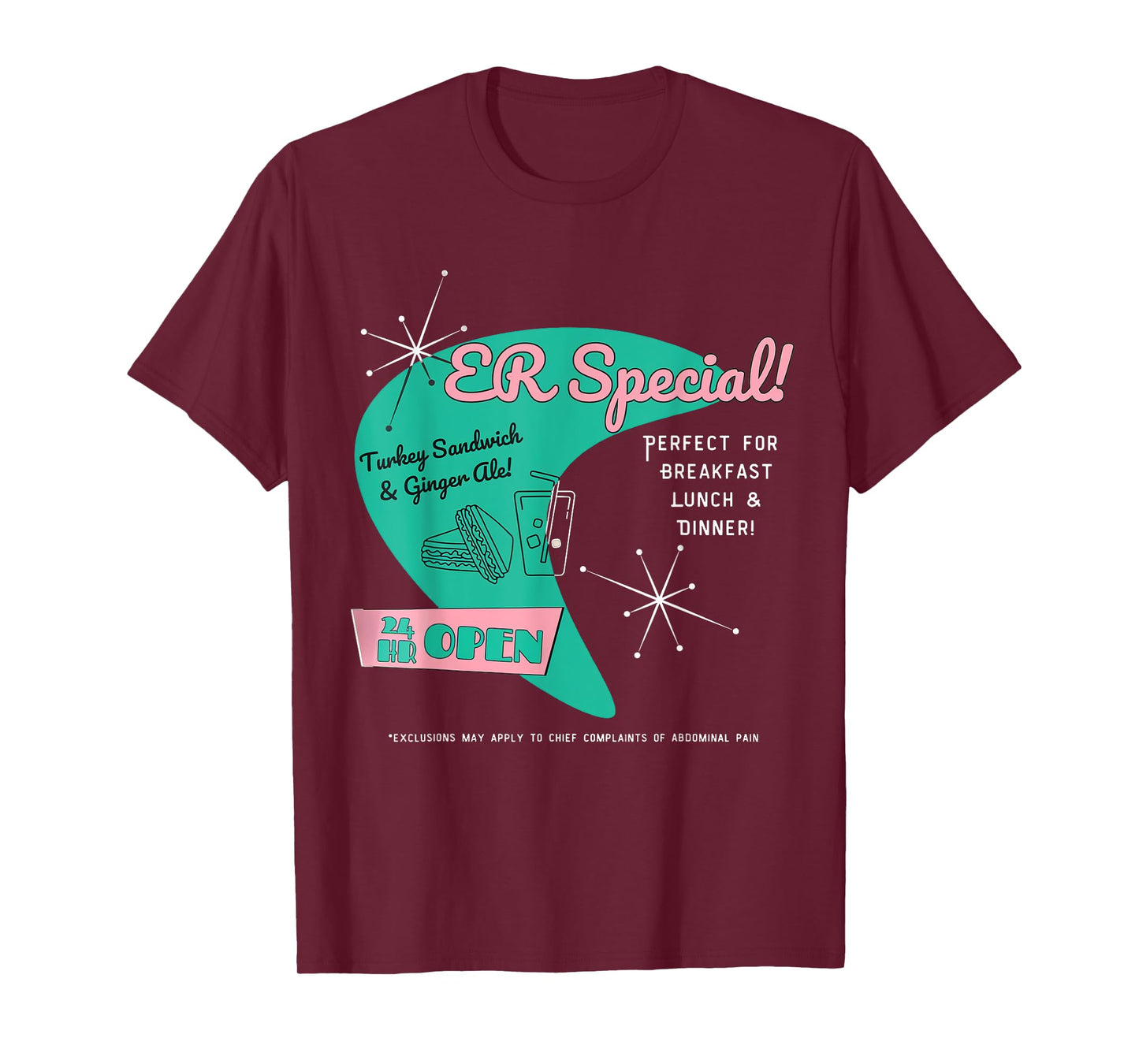 Emergency Room Parody Medical Joke for ER Physicians Nurses T-Shirt
