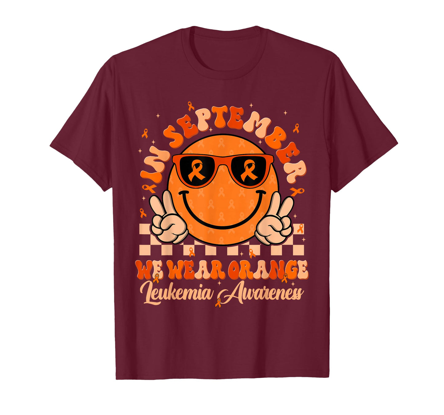 September Wear Orange Leukemia Awareness Men Women Kid T-Shirt