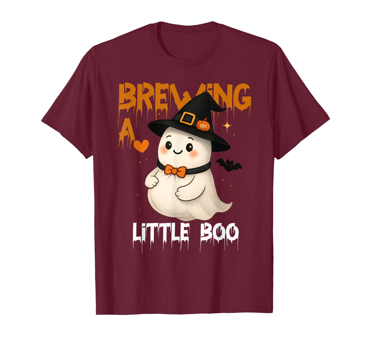 Happy Halloween Pregnant Baby Skeleton Spooky Season New Mom T-Shirt