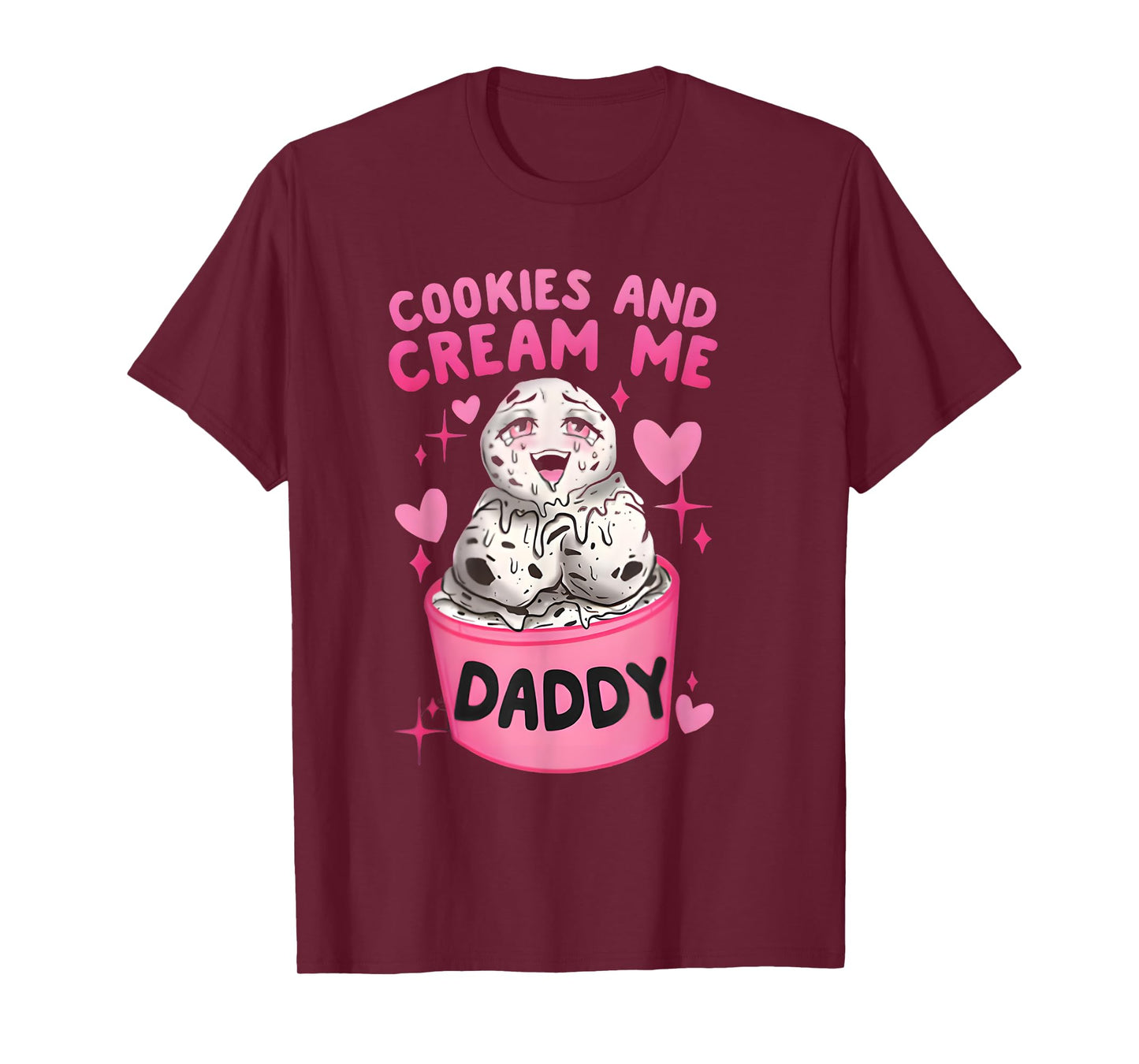 Cookies And Cream Me Daddy Funny Halloween Humor Sarcasm T-Shirt
