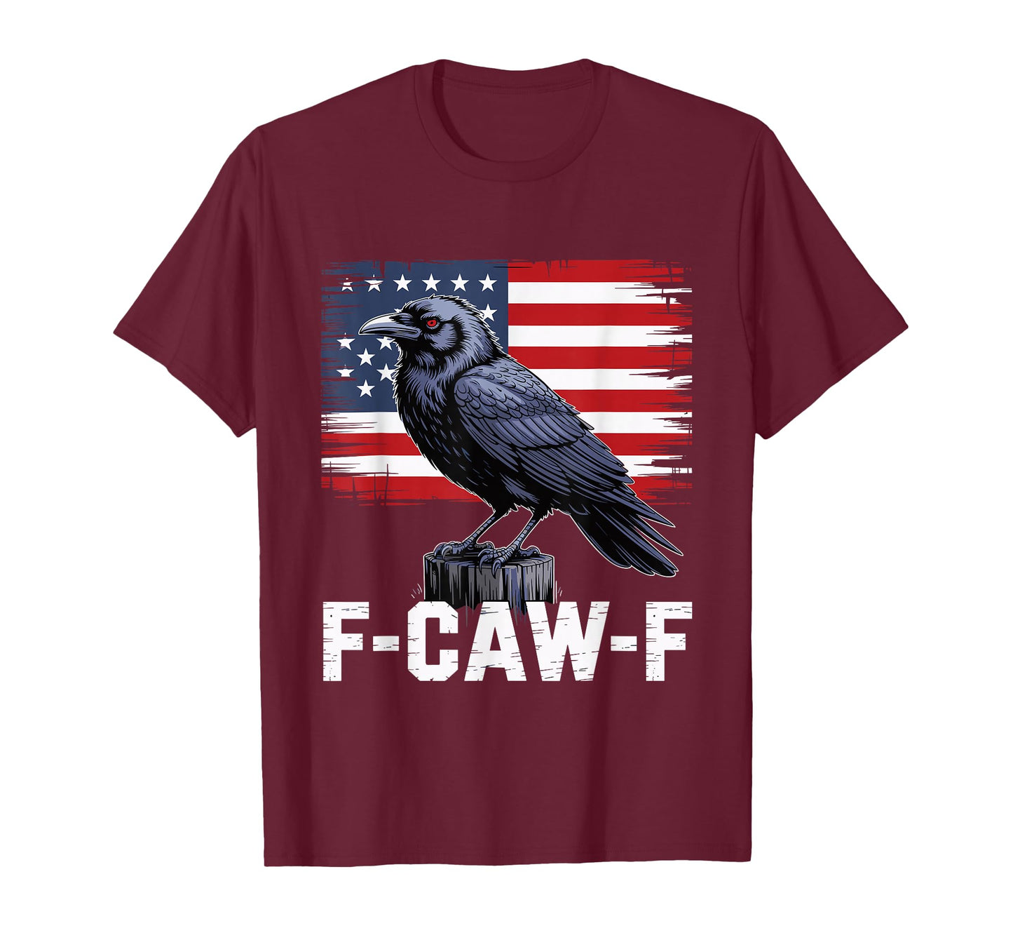 F-Caw-F Raven Moon Gothic Halloween, Black Crow Bird Lover T-Shirt