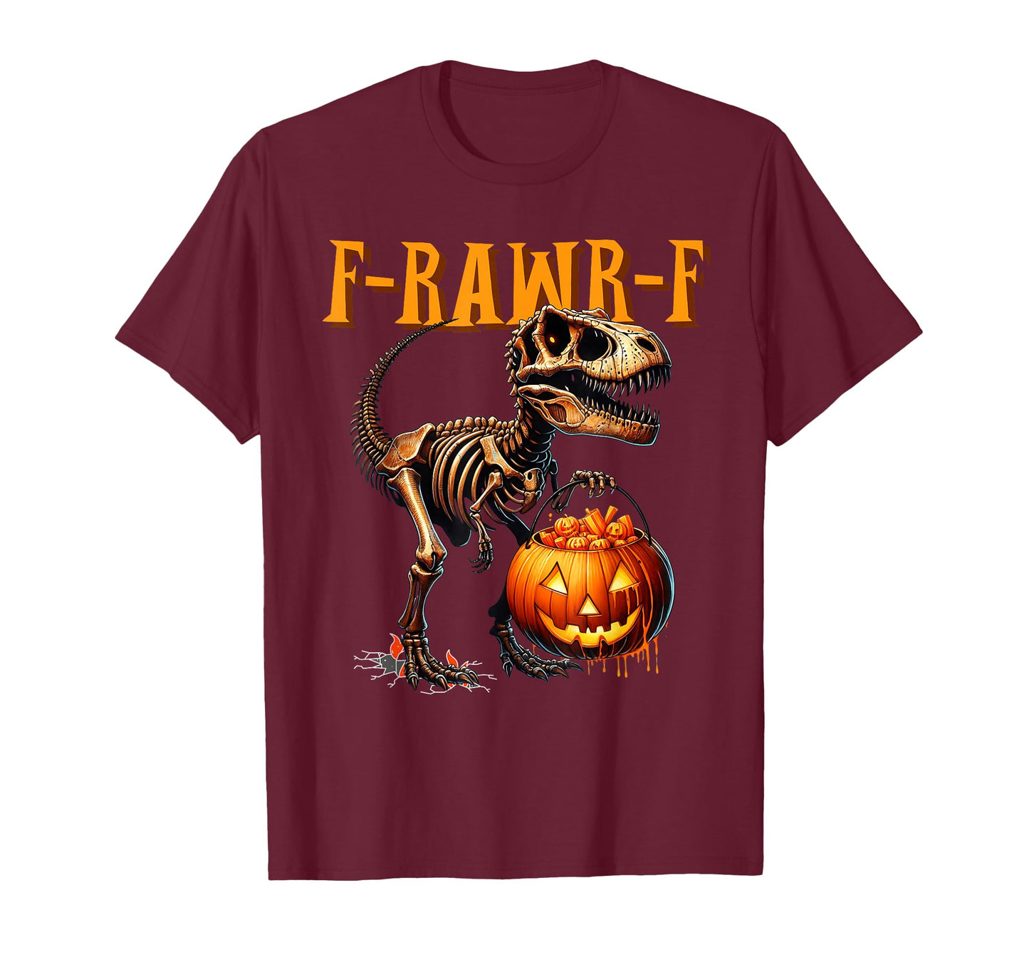 FCAWF Funny Rawr Puns Dinosaur Quote Meme Spooky Saurus Cool T-Shirt