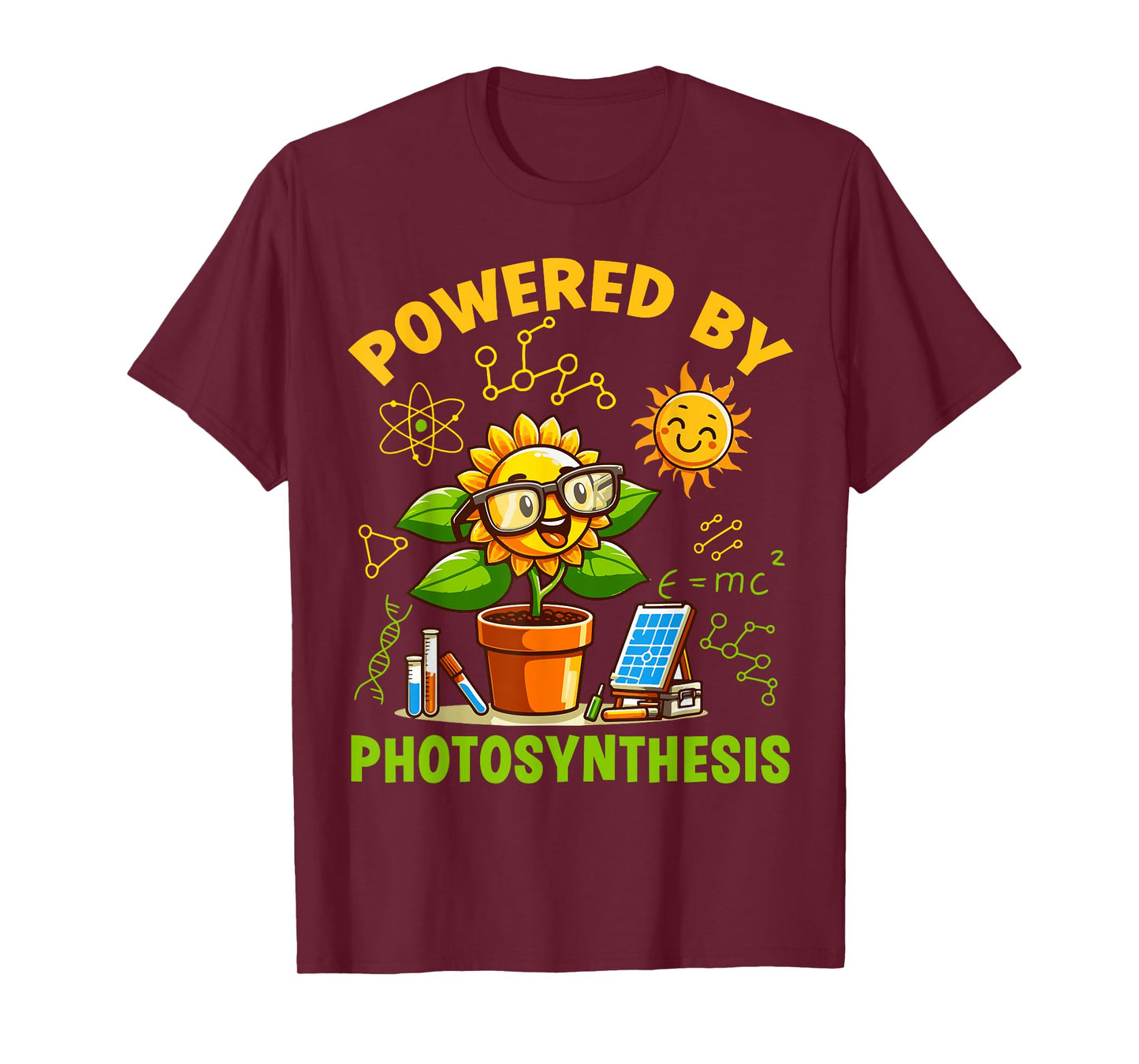 Powered by Photosynthesis Science Botany T-Shirt